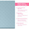 Picture of Sdpeia Waterproof Under Sink Mat for Kitchen and Bathroom - Protects Cabinets from Leaks 31 x 22 inches Kitchen Cabinet Liner Shelf Liner(Cyan Blue)