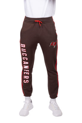 Picture of Ultra Game NFL Men's Super Soft Game Day Jogger Sweatpants, Tampa Bay Buccaneers, Team Color, Small