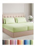 Picture of Split King 7 Piece Sheet Set - Breathable & Cooling Sheets - Hotel Luxury Bed Sheets - 1 Flat Sheet, 2 Fitted Sheets & 4 Pillowcases - Easy Fit, Soft & Wrinkle Free - Split King Light Sage Sheets