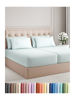 Picture of Split King 7 Piece Sheet Set - Breathable & Cooling Sheets - Hotel Luxury Bed Sheets - 1 Flat Sheet, 2 Fitted Sheets & 4 Pillowcases - Easy Fit, Soft & Wrinkle Free - Split King Ice Blue Sheets