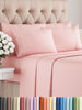 Picture of Queen 6 Piece Sheet Set - Breathable & Cooling Sheets - Hotel Luxury Bed Sheets - 1 Flat Sheet, 1 Fitted Sheet & 4 Pillowcases - Deep Pocket - Easy Fit, Soft & Wrinkle Free - Queen Baby Pink Sheets