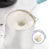 Picture of Powerful Milk Frother Handheld Foam Maker, Mini Whisk Drink Mixer for Coffee, Cappuccino, Latte, Matcha, Hot Chocolate, With Stand, Aqua