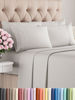 Picture of Full 6 Piece Sheet Set - Breathable & Cooling Sheets - Hotel Luxury Bed Sheets - 1 Flat Sheet, 1 Fitted Sheet & 4 Pillowcases - Deep Pocket - Easy Fit, Soft & Wrinkle Free - Full French Grey Sheets