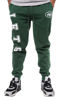Picture of Ultra Game NFL Men's Super Soft Game Day Jogger Sweatpants, New York Jets, Team Color Stripe, X-Large