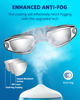 Picture of Aegend Swim Goggles, Swimming Goggles No Leaking Full Protection Adult Men Women Youth, Gray Silver