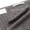 Picture of Kitchen Towels 16"x 28" | Dish Towels | Kitchen Hand Towels | Large Dishcloths Set | Highly Absorbent Tea Towel, Soft with Hanging Loop | Natural Ring Spun Cotton, 380 GSM | Gray Check Design - 6 Pack