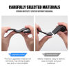 Picture of Car Back Seat Headrest Hooks, 4 Pack Black Stylish Back Seat Hanger for Car Handbag Clothes Coats Grocery Bags, Car Interior Accessories (Black2)