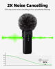 Picture of Rythflo Wireless Lavalier Microphone for iPhone with Noise Cancellation, 100ft Transmission, 18H Battery Life, Wireless Lapel Microphone for Video Recording
