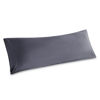 Picture of Bedsure Body Pillow Cover - Grey Long Cooling Pillow Cases, 100% Rayon Derived from Bamboo, Soft & Breathable Body Pillowcase with Envelope Closure, Gifts for Women or Men, 1 Pack, 20x54 Inches
