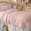 Picture of Bedsure Twin/Twin XL Comforter Set - Pink Twin Extra Long Comforter, Soft Bedding for All Seasons, Cationic Dyed Bedding Set, 2 Pieces, 1 Comforter (68"x88") and 1 Pillow Sham (20"x26"+2")