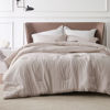 Picture of Bedsure California King Comforter Set - Warm Taupe Cal King Size Comforter, Soft Bedding for All Seasons, Cationic Dyed Bedding Set, 3 Pieces, 1 Comforter (104"x96") and 2 Pillow Shams (20"x36"+2")