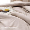 Picture of Bedsure California King Comforter Set - Warm Taupe Cal King Size Comforter, Soft Bedding for All Seasons, Cationic Dyed Bedding Set, 3 Pieces, 1 Comforter (104"x96") and 2 Pillow Shams (20"x36"+2")