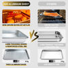 Picture of Commercial Quality Baking Sheet Pan Set, Natural Aluminum Cookie Sheet, Umite Chef Warp Resistant Nonstick Baker's Half Sheet Pan, Large Thick Cookie Tray Pans for Baking, Roasting(2 Pack, 18X13Inch)