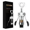 Picture of Wine Opener, Zinc Alloy Premium Wing Corkscrew Wine Bottle Opener with Multifunctional Bottles Opener, Sharp Corkscrew with Ergonomic Non-slip Wing Handle, Upgrade