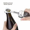 Picture of Wine Opener, Zinc Alloy Premium Wing Corkscrew Wine Bottle Opener with Multifunctional Bottles Opener, Sharp Corkscrew with Ergonomic Non-slip Wing Handle, Upgrade