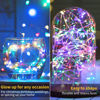 Picture of Brightown 12 Pack Multi-Color Fairy Lights Battery Operated String Lights - 7ft 20 LED Waterproof Short Micro Firefly Lights for Christmas Decor, DIY Craft, Wedding Table Centerpieces, Flowers