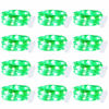Picture of Brightown 12 Pack St. Patrick's Day LED Fairy Lights Battery Operated String Lights Waterproof Silver Wire 7 ft 20 LED Firefly Starry Moon Lights for DIY Wedding Party Bedroom Patio