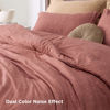 Picture of Bedsure Full Comforter Set - Pink Clay Comforter Full Size, Soft Bedding for All Seasons, Cationic Dyed Bedding Set, 3 Pieces, 1 Comforter (82"x86") and 2 Pillow Shams (20"x26"+2")
