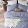 Picture of Bedsure Full Comforter Set - Blue Full Size Comforter, Soft Bedding for All Seasons, Cationic Dyed Bedding Set, 3 Pieces, 1 Comforter (82"x86") and 2 Pillow Shams (20"x26"+2")