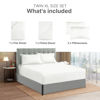 Picture of Extra Deep Twin XL Sheet Set - 4 Piece Breathable & Cooling Sheets - Hotel Luxury Bed Sheets Set - Easy Fit - Soft, Wrinkle Free & Comfy Sheets Set - Antique White Sheet Set w/Extra Deep Pockets