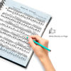 Picture of MECCALINE Sheet Music Folder (3 Pack, Black) - 40 Sleeves Display 80 Pages Spiral Binder Organizer for Music Stand - Fits Letter Size 8.5 x 11 Inch - Direct Page Writing with Detachable Name Tag