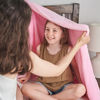 Picture of NEWCOSPLAY Super Soft Twin Blanket Pink Premium Silky Flannel Fleece Leaves Pattern Lightweight Bed Blanket All Season Use (Pink, Twin(60"x80"))