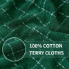Picture of Homaxy 100% Cotton Terry Kitchen Dish Cloths, Ultra Soft and Absorbent Dish Towels for Kitchen, Perfect for Drying and Washing Dishes, 6 Pack, 12 x 12 Inches, Dark Green