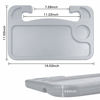 Picture of JUSTTOP Car Steering Wheel Desk for Laptop,Multipurpose Travel Car Accessories, Car Seat Stand Trays for Eating, Steering Wheel Under Table Console(Gray)