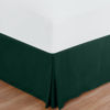 Picture of Utopia Bedding Queen Bed Skirt - Soft Quadruple Pleated Ruffle - Easy Fit with 16 Inch Tailored Drop - Hotel Quality, Shrinkage and Fade Resistant (Queen, Emerald)