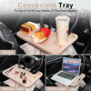 Picture of JUSTTOP Car Steering Wheel Desk, Travel Car Accessories, Car Stand Trays for Eating, Multipurpose Car Steering Wheel Desk Tray Table(Cream)