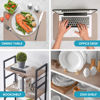 Picture of StaHom Shelf Liners for Kitchen Cabinets, Waterproof and Oil-Proof Kitchen Cupboard Liner, Refrigerator Liners and Plastic Drawer Mats EVA Non Adhesive Shelves, Fridge - Beige 11.8 x 118 Inches