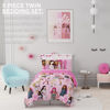 Picture of Franco Barbie Barbiecore Bedding Super Soft Comforter and Sheet Set with Sham, 5 Piece Twin Size, College Dorm Essentials (Official Licensed Product)