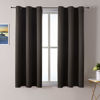 Picture of ChrisDowa Grommet Blackout Curtains for Bedroom and Living Room - 2 Panels Set Thermal Insulated Room Darkening Curtains (Brown, 38W x 54L)