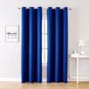 Picture of ChrisDowa Grommet Blackout Curtains for Bedroom and Living Room - 2 Panels Set Thermal Insulated Room Darkening Curtains (Royal Blue, 42W x 84L)