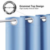 Picture of ChrisDowa Grommet Room Darkening Curtains for Bedroom and Living Room - 2 Panels Set Thermal Insulated Blackout Curtains (Sky Blue, 42W x 84L)