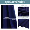 Picture of ChrisDowa Blackout Curtains 120 Inches Long 2 Panels Set for Living Room, Grommet Thermal Insulated Room Darkening Curtains for Bedroom (Navy Blue, 52 x 120 Inch)