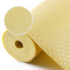 Picture of Shelf Liners for Kitchen Cabinets Refrigerator Liners Waterproof Kitchen Cupboard Liner Non Adhesive Drawer Mats EVA Material Fridge Liner for Shelves - Yellow Beige 17.5 x 393.7 Inches