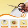 Picture of Shelf Liners for Kitchen Cabinets Refrigerator Liners Waterproof Kitchen Cupboard Liner Non Adhesive Drawer Mats EVA Material Fridge Liner for Shelves - Yellow Beige 17.5 x 393.7 Inches