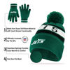 Picture of Ultra Game Unisex Kid's Standard Super Soft Winter Beanie Knit Hat with Extra Warm Touch Screen Gloves, Team Color 1