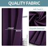 Picture of ChrisDowa Blackout Curtains 102 Inches Long 2 Panels Set for Living Room, Grommet Thermal Insulated Room Darkening Curtains for Bedroom (Royal Purple, 52 x 102 Inch)