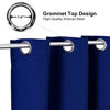 Picture of ChrisDowa Blackout Curtains 80 Inches Long 2 Panels Set for Living Room, Grommet Thermal Insulated Room Darkening Curtains for Bedroom (Royal Blue, 52 x 80 Inch)