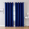 Picture of ChrisDowa Blackout Curtains 102 Inches Long 2 Panels Set for Living Room, Grommet Thermal Insulated Room Darkening Curtains for Bedroom (Royal Blue, 52 x 102 Inch)
