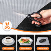 Picture of StaHom Shelf Liners for Kitchen Cabinets, Waterproof Kitchen Cupboard Liner, Refrigerator Liners and Durable Plastic Drawer Mats EVA Non Adhesive Shelves, Fridge - Clear 11.8 x 118 Inches