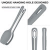 Picture of ChefAide 5 Pieces Silicone Spatula Set, Food Grade Rubber Spatula, Upgrade Strong Handle with Ergonomic Grip, Heat Resistant Up to 600°F for Nonstick Cookware, Cooking