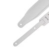 Picture of Levy's Leathers Amped Leather Series 3" Wide Top Grain Leather Guitar Straps; White (M26PD-WHT_WHT)