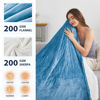 Picture of Homemate Electric Heated Blanket Full - 72"x84" Heating Blanket Full Size 1/2/4/6/8 Hours Auto-Off 10 Heat Level Heat Blanket Over-Heat Protection Flannel Sherpa Big Heater Blanket ETL Certification