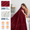 Picture of Homemate Electric Heated Blanket Full - 72"x84" Heating Blanket Full Size 1/2/4/6/8 Hours Auto-Off 10 Heat Level Heat Blanket Over-Heat Protection Flannel Sherpa Big Heater Blanket ETL Certification