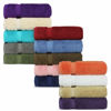 Picture of Chakir Turkish Linens Hotel & Spa Quality, Highly Absorbent 100% Cotton Turkish Washcloths (2 X 6 Random Colors - Set of 12)