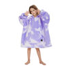 Picture of THREE POODLE Wearable Blanket Hoodie for Kids, Oversized Sherpa Sweatshirt Blanket with Giant Hood, Warm Cozy Hooded Blanket, Cute Gifts for Kids Girls Boys