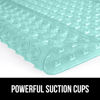 Picture of Gorilla Grip Patented Shower and Bathtub Mat, 35x16, Long Bath Tub Floor Mats, Suction Cups and Drainage Holes Keeps Floors Clean, Machine Washable, Soft on Feet, Bathroom and Spa Accessories, Green